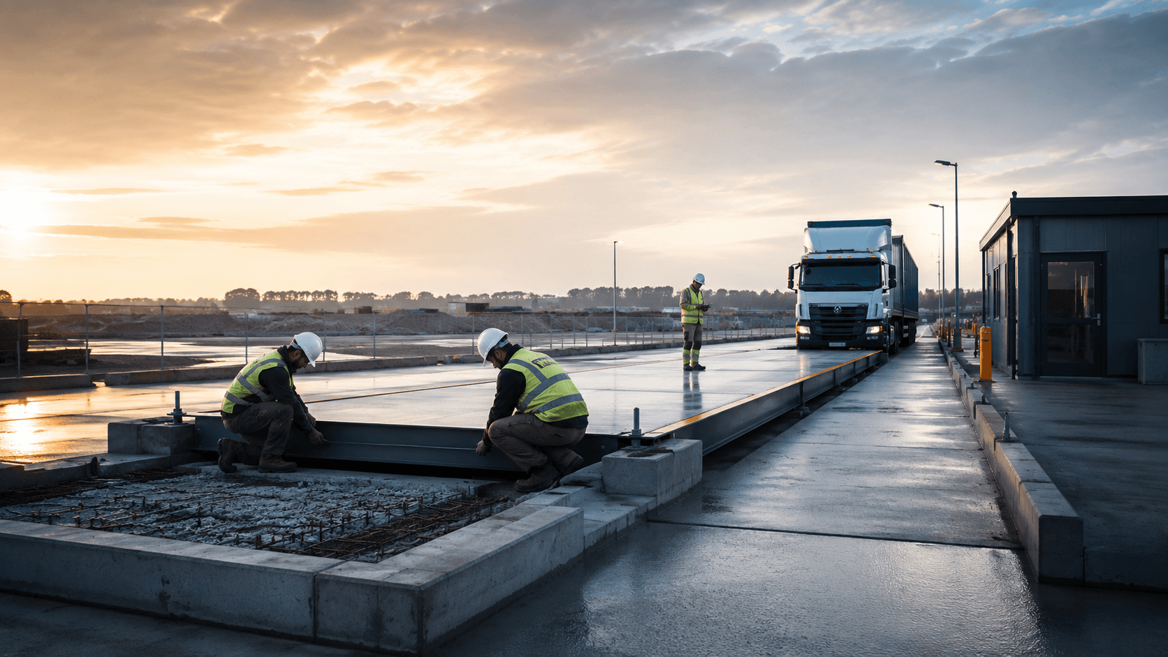 Weighbridge Concrete Foundation Construction